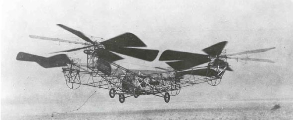 Первые мультикоптеры. Квадрокоптер Ботезата 1923г